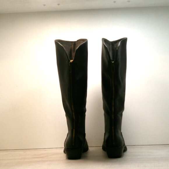BOC Black Heeled Boots - Picture 3 of 11